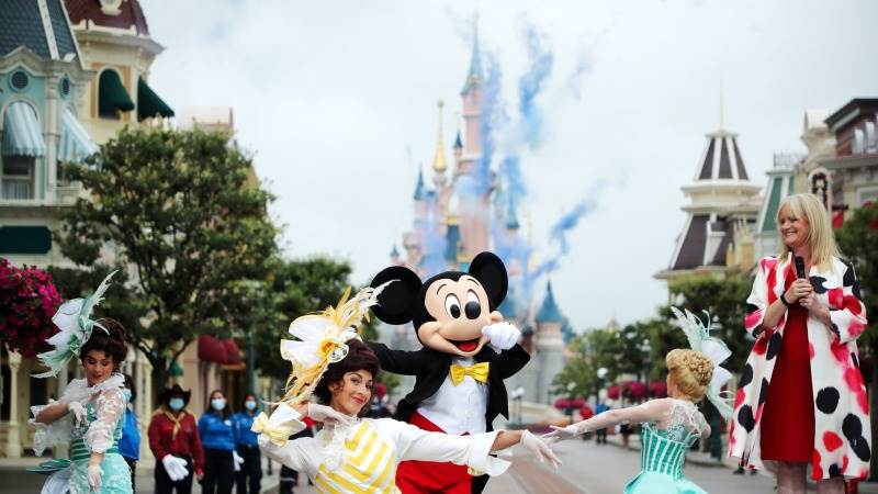 Mickey Mouse na Disney de Paris