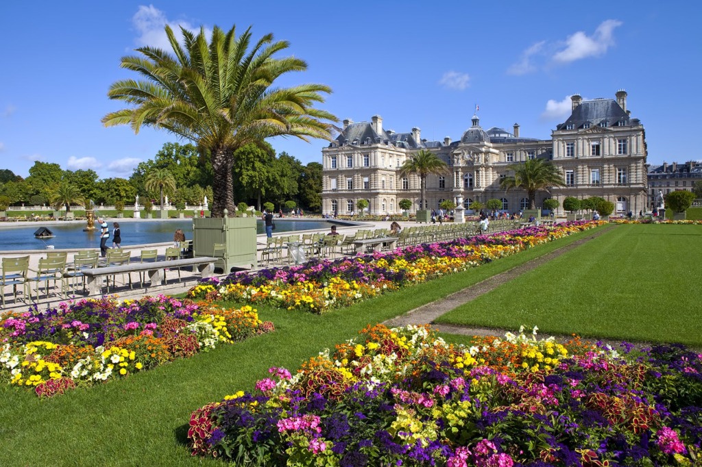 Jardins de Luxemburgo em Paris