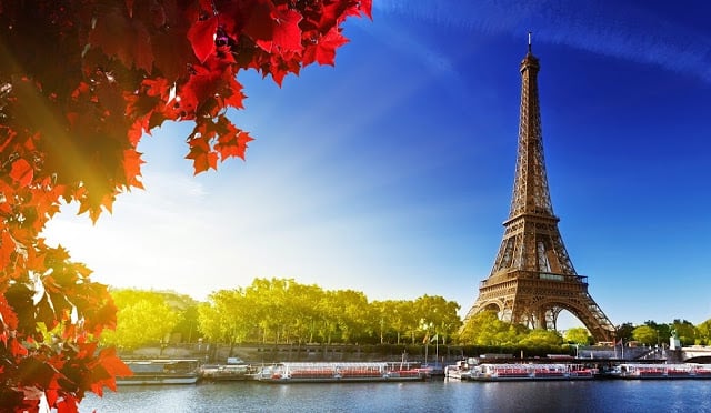 Paisagem em Paris na França