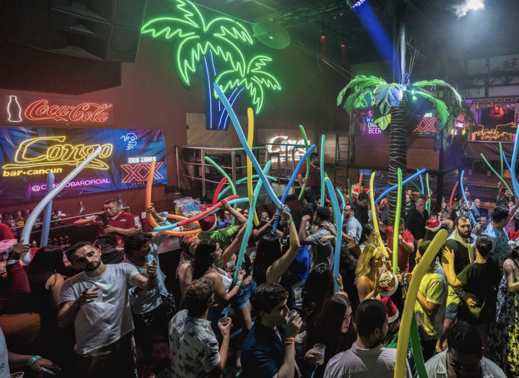 Balada Congo Bar em Cancún