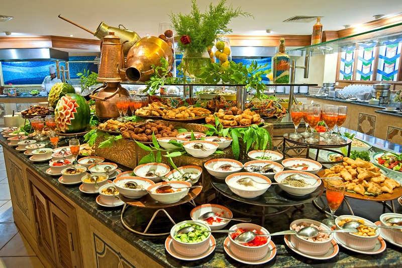 Buffet em hotel de Las Vegas