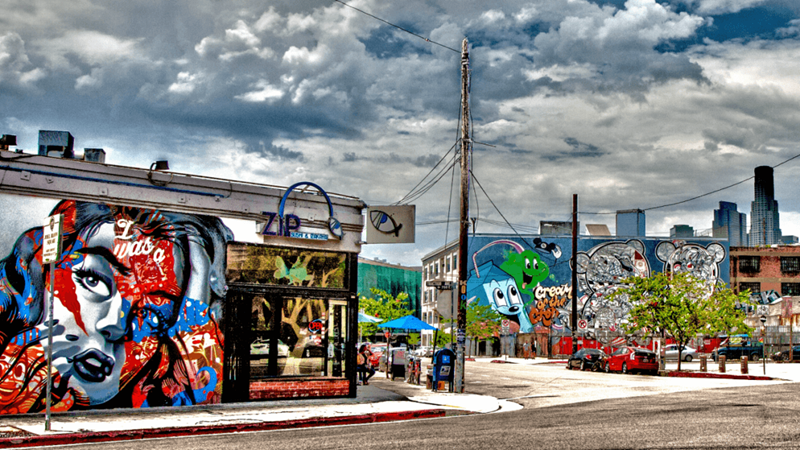 Bairro Arts District em Las Vegas