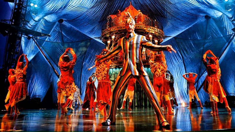 Espetáculo do Cirque du Soleil em Las Vegas