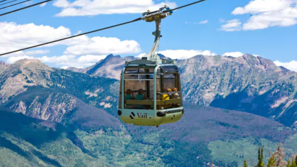 Vista pela Gôndola de Vail no Colorado