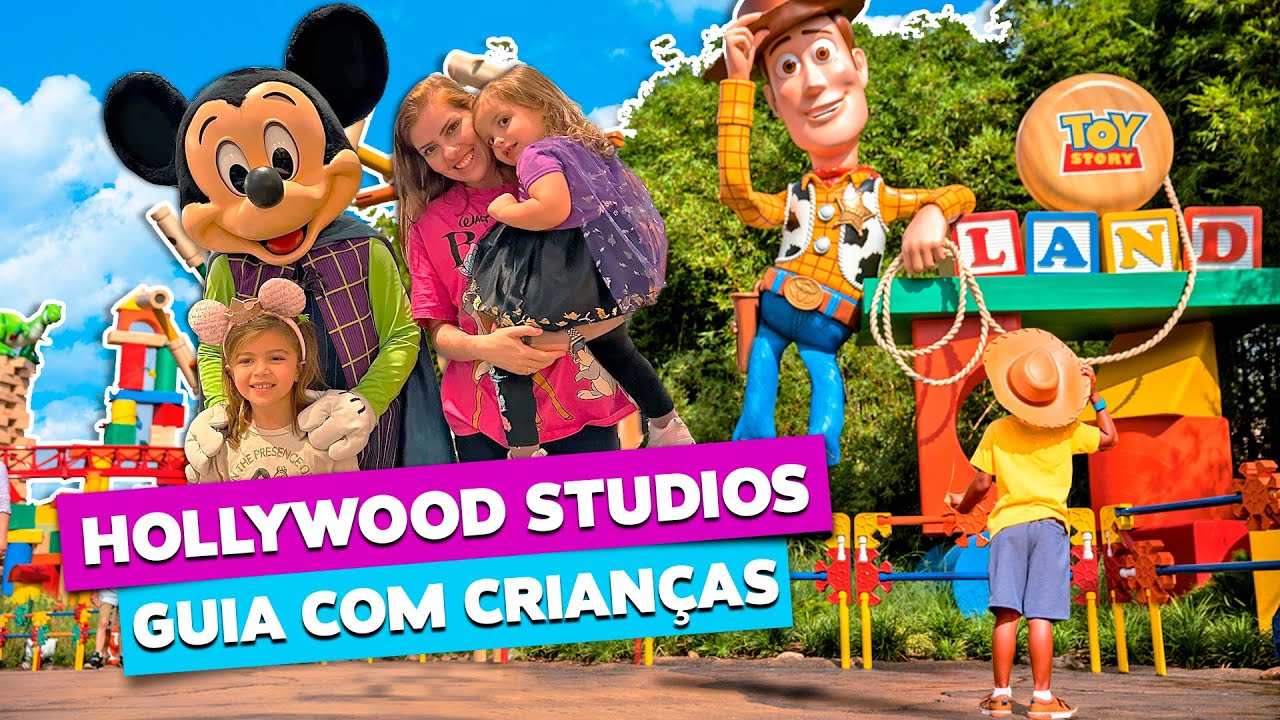 Guia do Hollywood Studios com crianças em Orlando