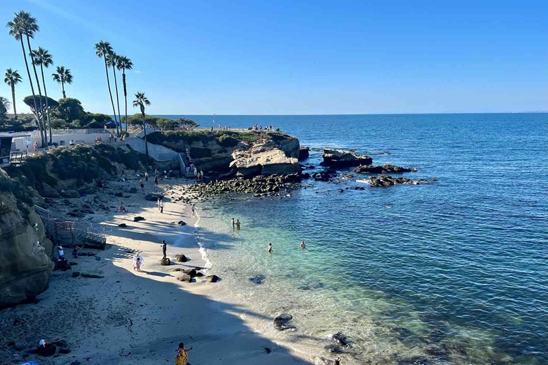 Praia La Jolla em San Diego