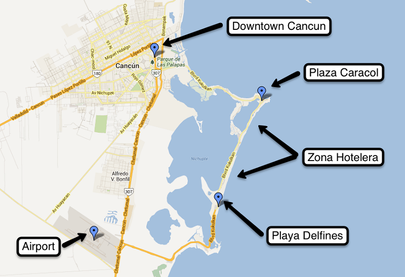 Onde ficar em Cancún: mapa das melhores áreas