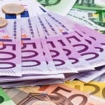 Notas e moedas de euro