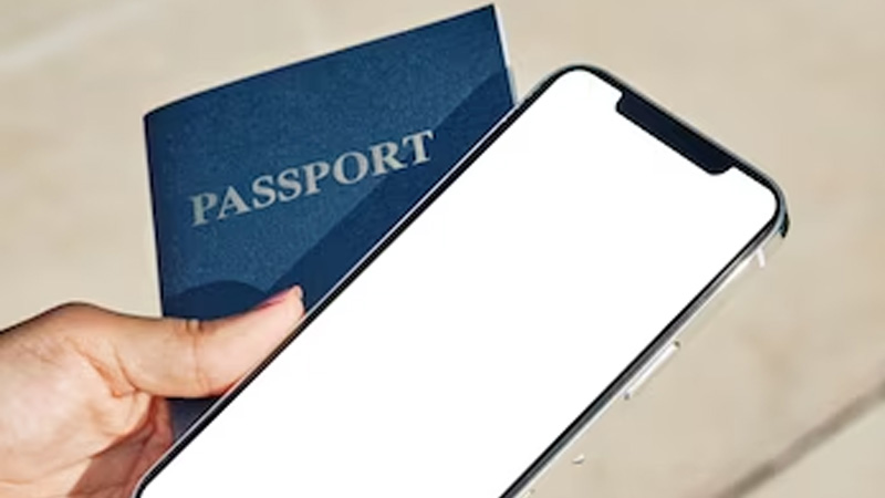 Passaporte e celular