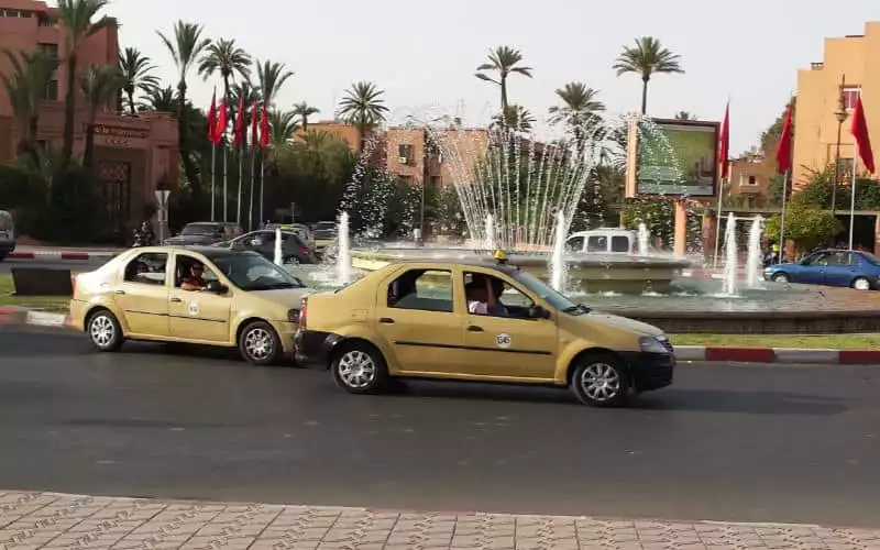 Táxi em Marrakech