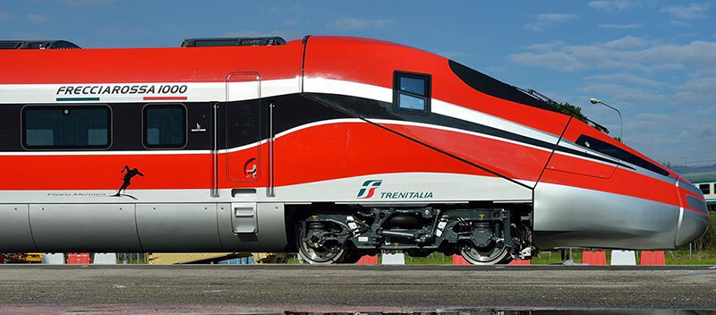 Pesquisar trajetos de trem na Itália