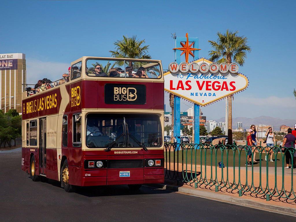 Passeio de ônibus turístico em Las Vegas