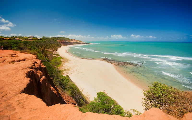 Vista do Chapadão de Pipa para a Praia do Amor