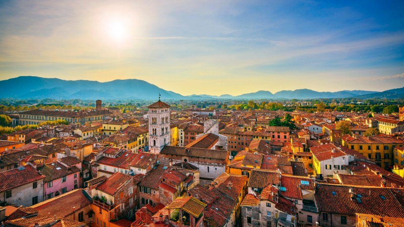 Vista da cidade de Lucca