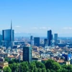 Vista da cidade de Mil&atilde;o