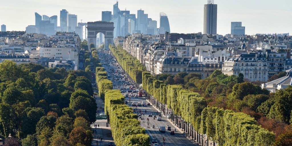 Avenue des Champs-Élysées em Paris