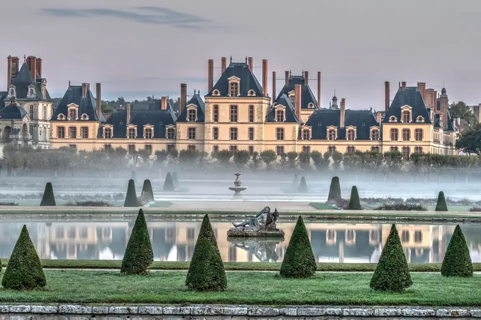 Castelo de Fontainebleau na França