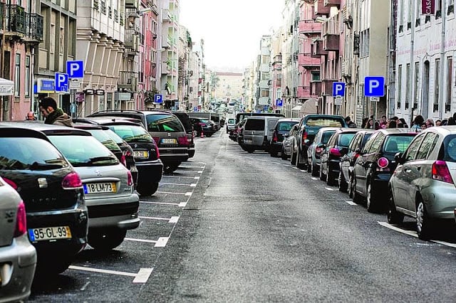 Estacionamento público em Lisboa