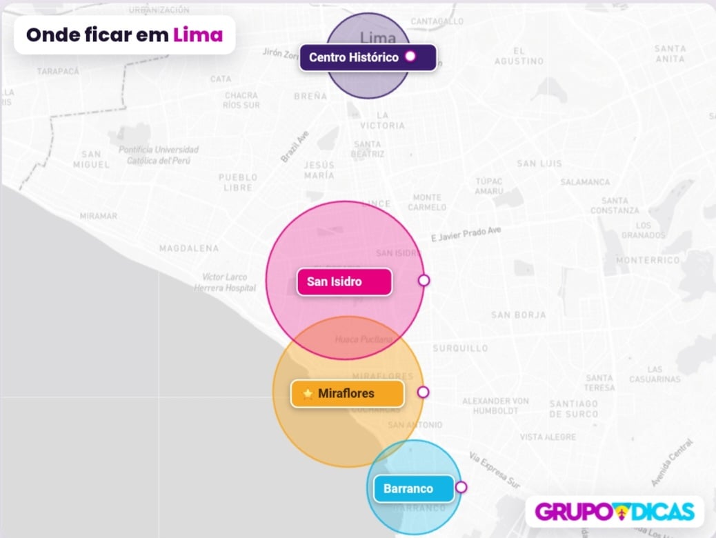 Mapa de Lima