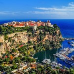 Mônaco na Costa Azul da França