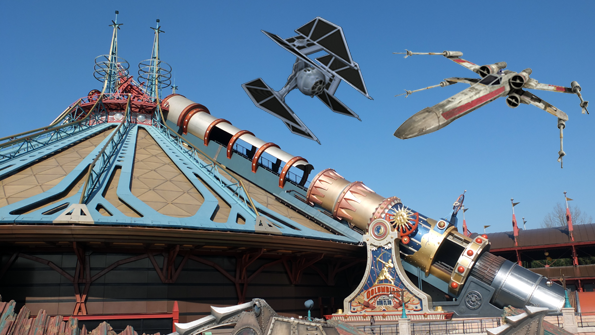 Star Wars Hyperspace Mountain na Disney Paris