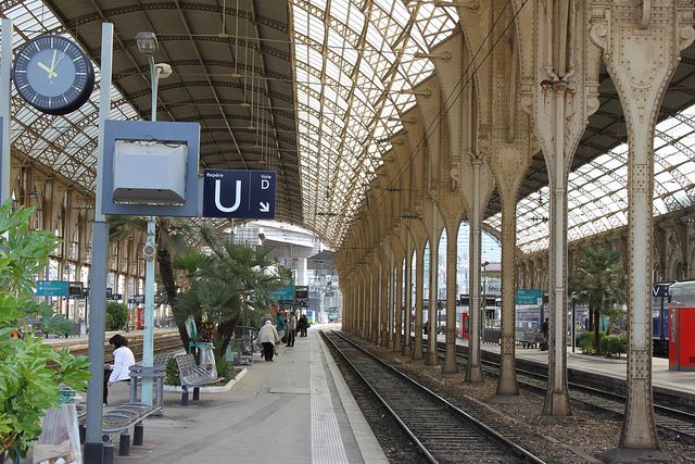 Viagem de trem na França