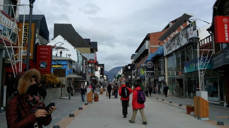 Avenida San Martín em Ushuaia