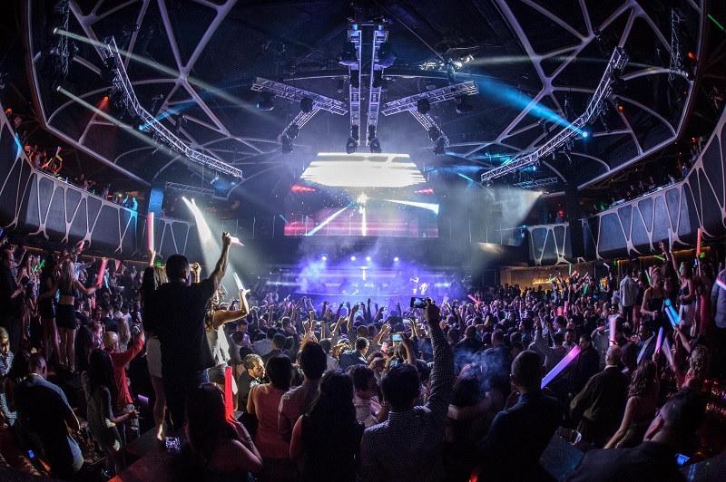 Pista de dança na Hakkasan Nightclub em Las Vegas