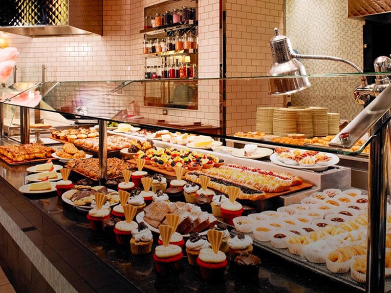 Buffet de café da manhã em Las Vegas