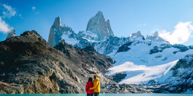 Turistas curtindo viagem na Argentina
