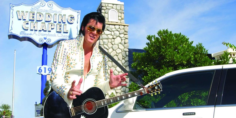 Casamento do Elvis Presley em Las Vegas