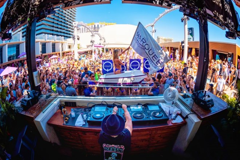 DJ na Marquee Dayclub em Las Vegas