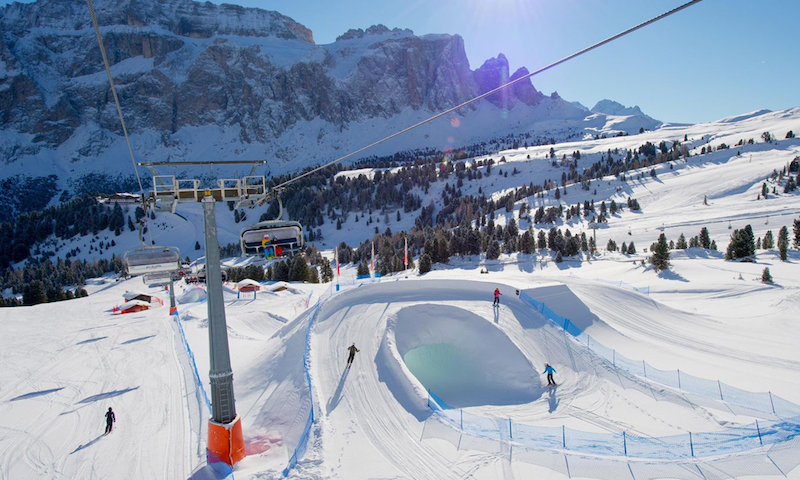 Estação de esqui em Val Gardena