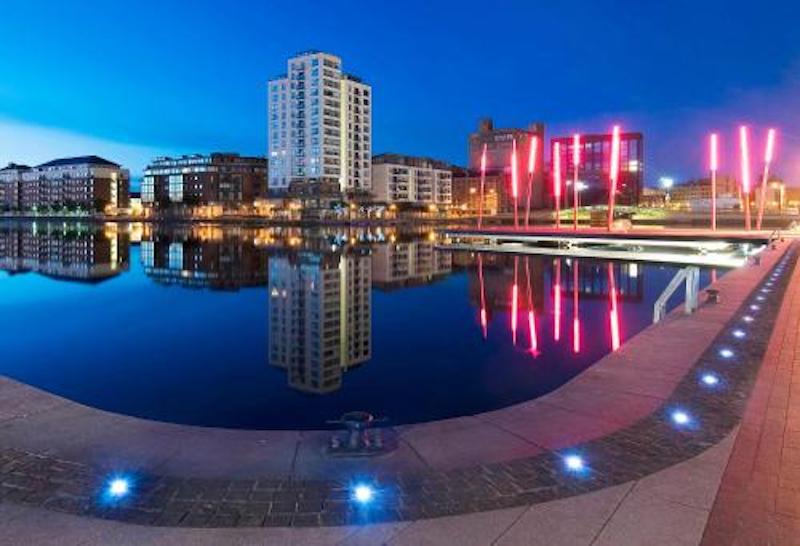 Fotografias no Grand Canal Dock em Dublin