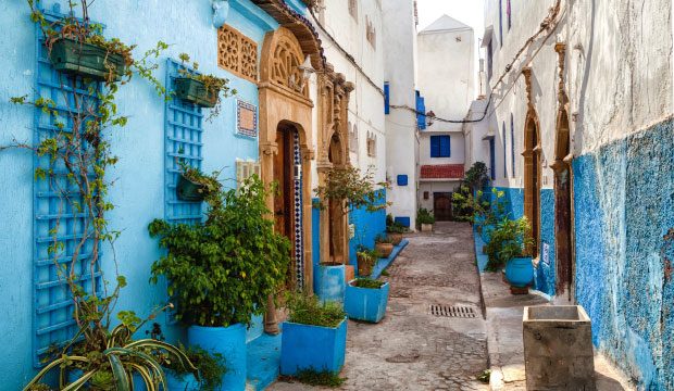 Interior da Kasbah dos Oudaias