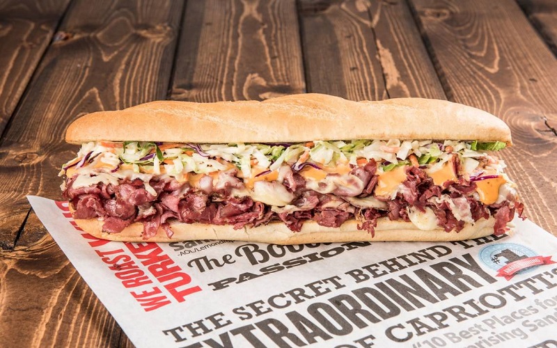 Lanche na Capriotti’s Sandwich Shop em Las Vegas