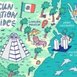 Mapa turístico de Cancún