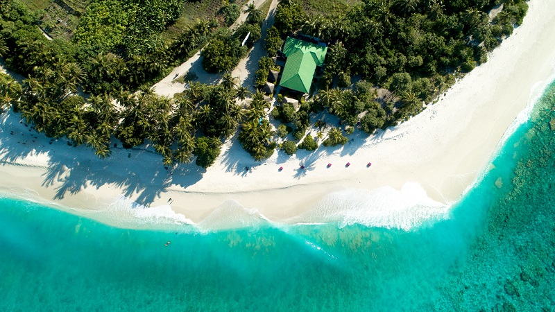 Mar azul cristalino de Punta Cana