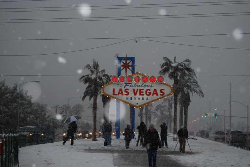 Neve em Las Vegas