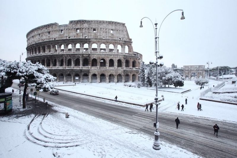 Neve em Roma