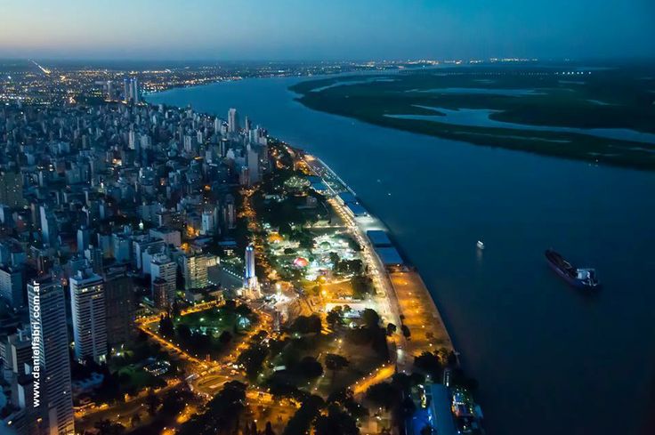 Noite em Rosário na Argentina