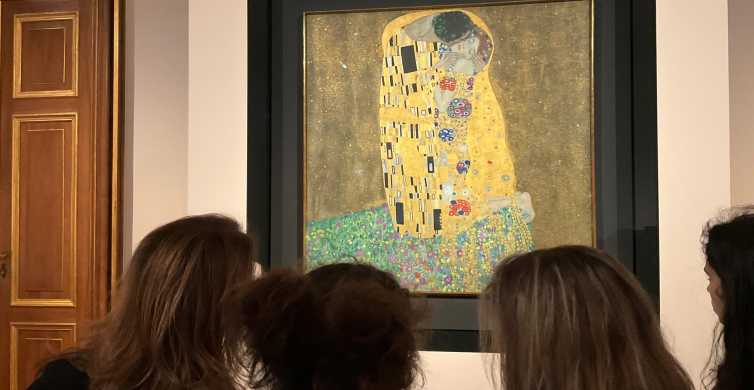 O Beijo, de Gustav Klimt, no Palácio Belvedere