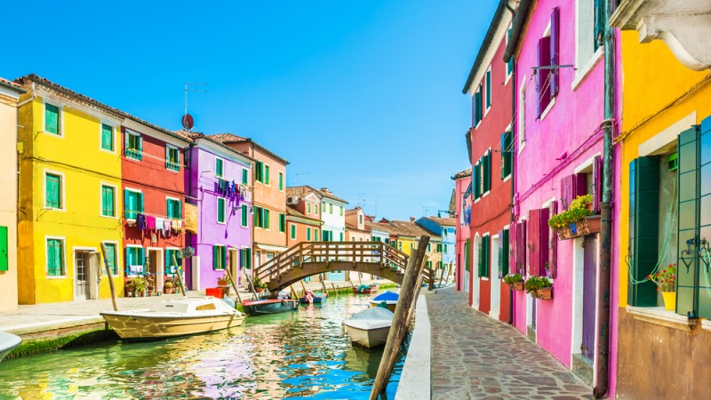 Paisagem da Ilha de Burano