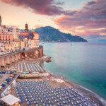 Paisagem da Praia de Atrani em Atrani