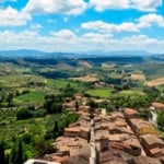 Paisagem de San Gimignano