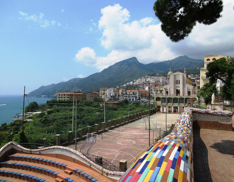 Parque Villa Comunale em Vietri sul Mare