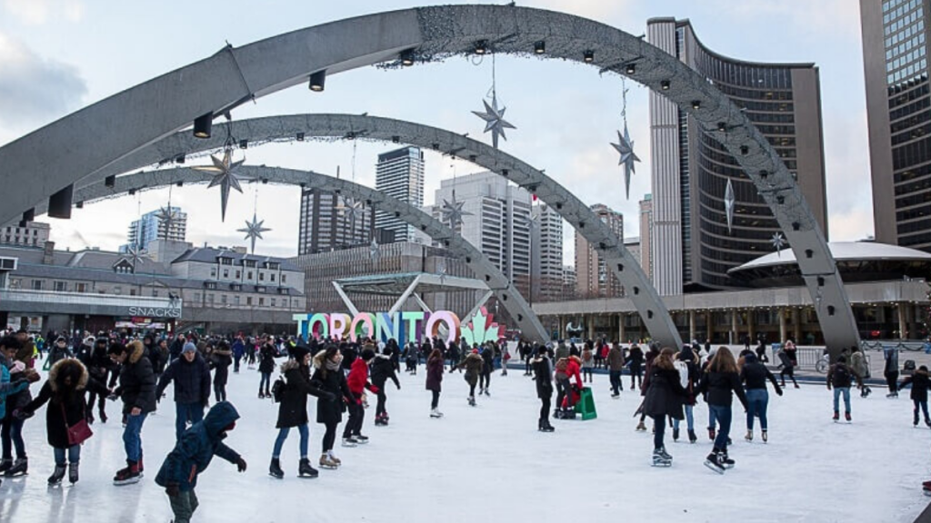 Patinação no gelo em Toronto