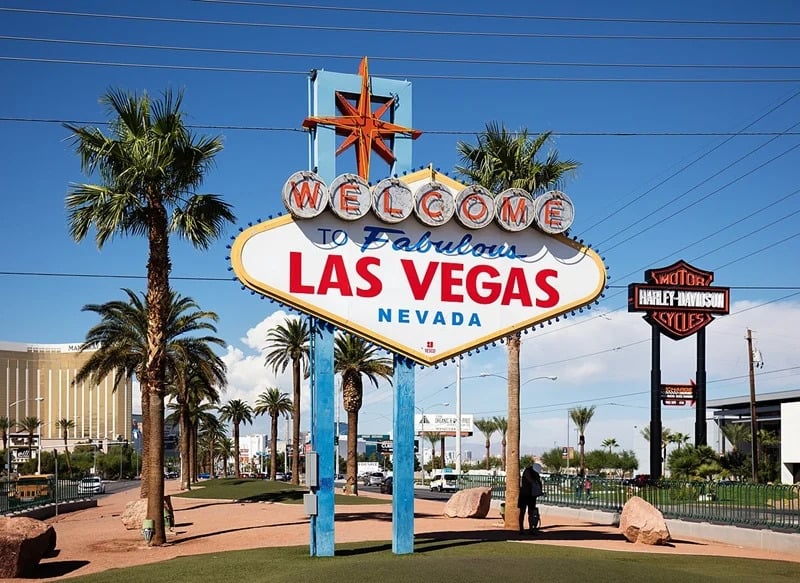 Placa Welcome to Fabulous Las Vegas em South Las Vegas Boulevard Placa Welcome to Fabulous Las Vegas em South Las Vegas Boulevard