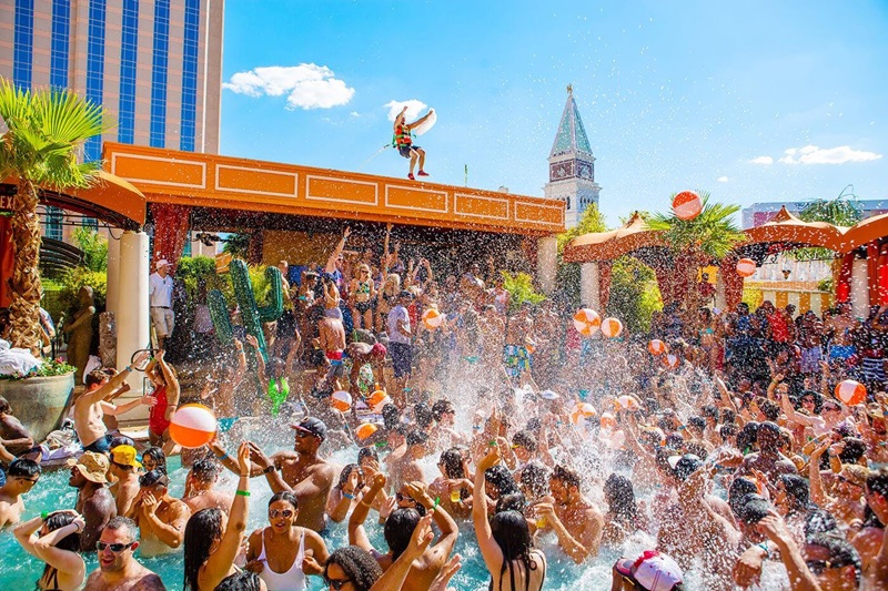 5 melhores Pool Parties em Las Vegas