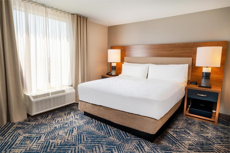 Quarto do hotel Candlewood Suites em Las Vegas